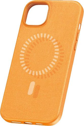 Baseus Fauxther Magnetic для iPhone 15 Plus (оранжевый)