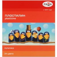 Пластилин Гамма Мультики 171024 (24 цв)