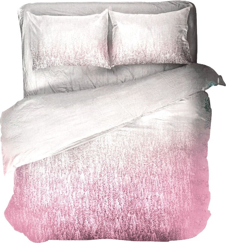 

Евро комплект постельного белья Блакiт Сатин Евро 50х70 4512 D1094/457952 (шантель)