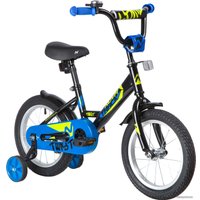 Детский велосипед Novatrack Twist New 14 141TWIST.BK20 (черный/синий)