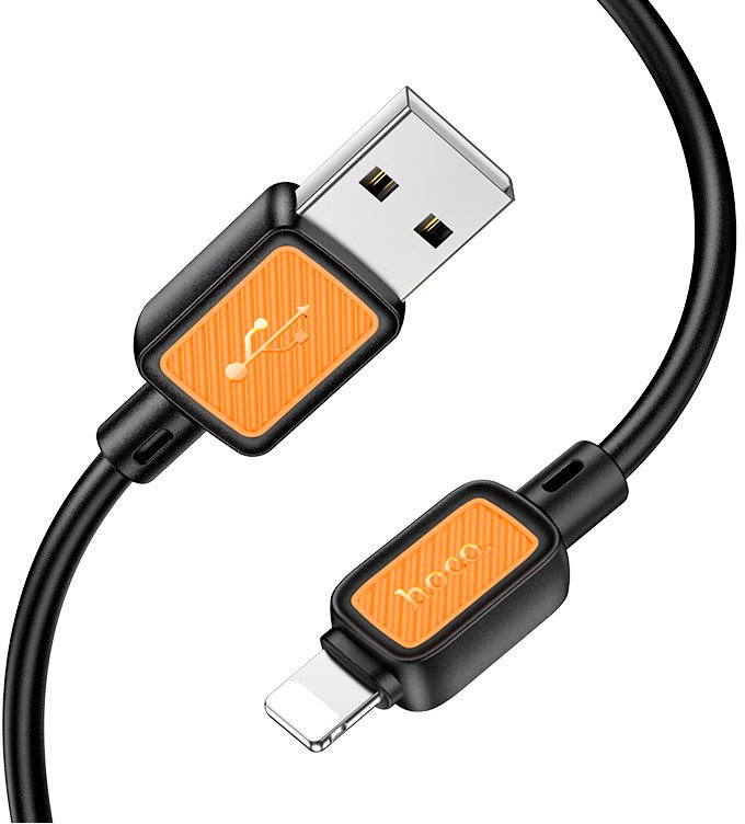 

Кабель Hoco X108 USB Type-A - Lightning (1 м, черный)