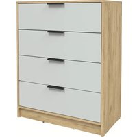 Комод Интерлиния Концепт КТ-К80 Глосс (дуб золотой/грей)