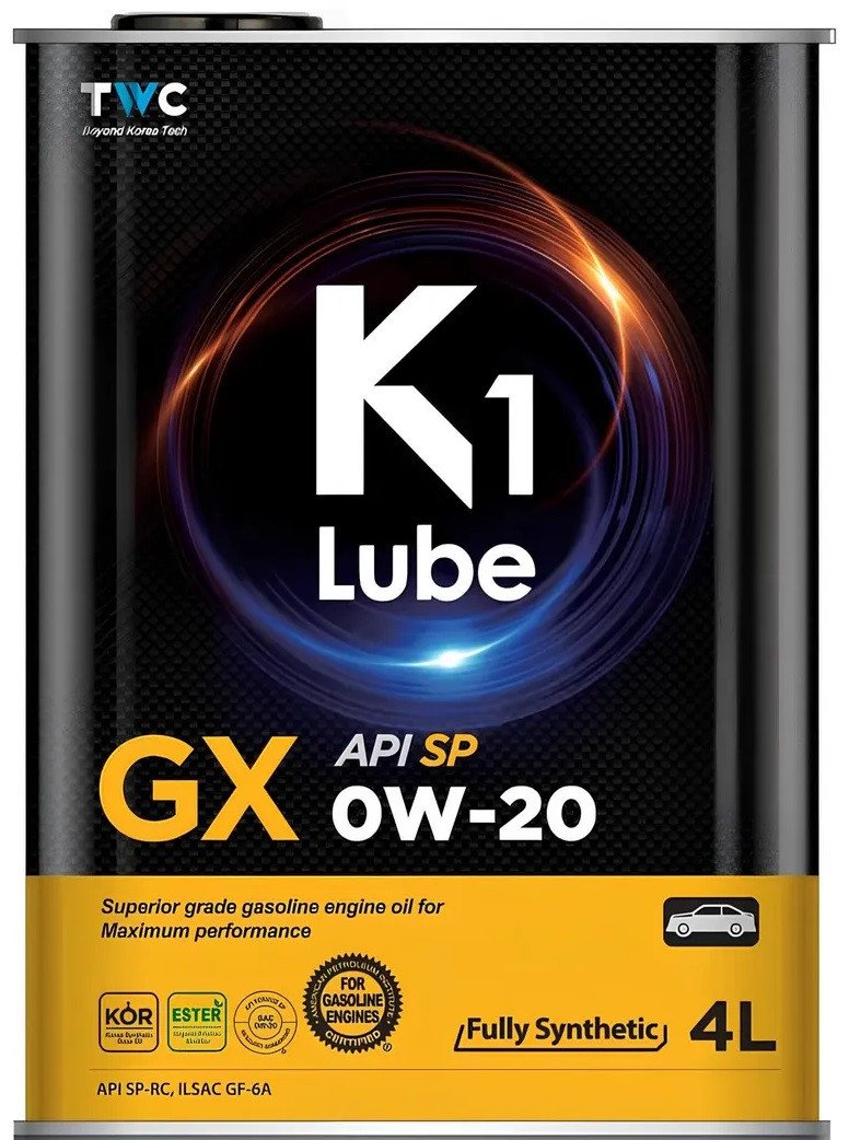 Моторное масло K1 Lube GX SP 0W-20 4л