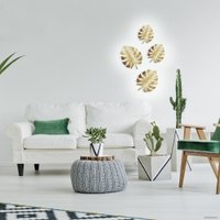 Бра Элетех Монстера 512 НББ 01-60-174 Е14 1005405188 (золото)