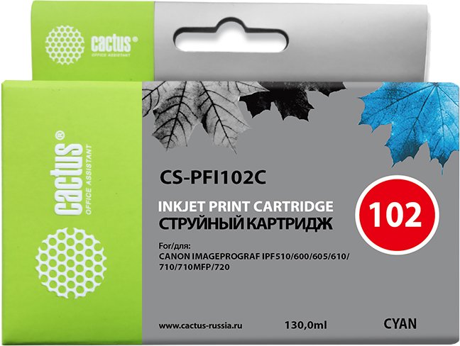 

Картридж CACTUS CS-PFI102C