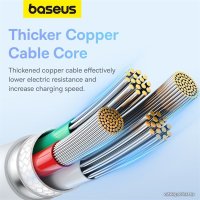 Кабель Baseus Pudding Series USB Type-A - USB Type-C (1.2 м, белый)
