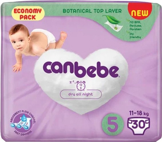 

Подгузники Canbebe 5 11-18 кг (30 шт)