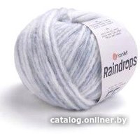 Пряжа для вязания Yarnart Raindrops 2906 50 г 115 м (светло-серый с белым)