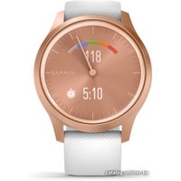 Гибридные умные часы Garmin Vivomove Style (розовое золото/белый)