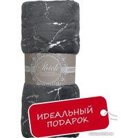 Плед Tex Republic Shick Мрамор лазер 150x200 см 93429 (серебристый/серый)
