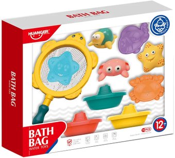 Набор игрушек для ванной Huanger Морские обитатели и кораблики HE0247
