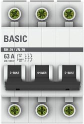 Basic 3P 63А ВН-29 SL29-3-63-bas