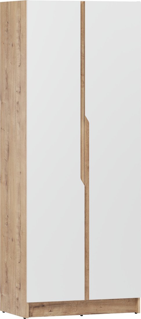 

Шкаф распашной ЭлиГард Aura 2D (дуб вотан/белый)