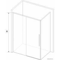 Душевой уголок RGW SV-42-1B (SV-12B + Z-060-2B) 323242130-014 130x100 (черный/прозрачное стекло)