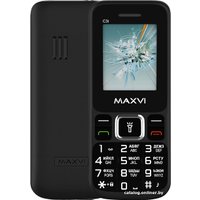 Кнопочный телефон Maxvi C3i (черный)