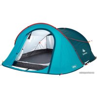 Треккинговая палатка Quechua 2 Seconds Easy 3 (бирюзовый)