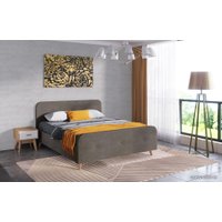 Кровать Мебельград Сиерра с подъемным ортопедическим основанием 140x200 (торонто темно-серый)
