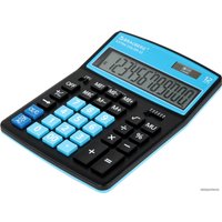 Бухгалтерский калькулятор BRAUBERG Extra Color-12-BKBU 250476 (черный/голубой)