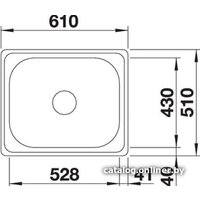 Кухонная мойка Blanco Plenta 6 521511