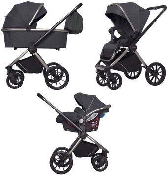 Универсальная коляска Carrello Optima 2022 CRL-6504/1 (3 в 1, anchor grey)