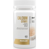 Комплекс Maxler Calcium Citrate + D3 (60 таблеток)