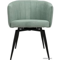 Стул с подлокотниками AksHome Melon 82155 (мятный/черный)