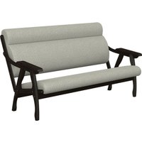 Диван Элегия Вега-10 (Scandinavia Nordic Grey, лак венге)