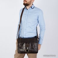 Сумка через плечо Poshete 253-1311-1-DBW (коричневый)