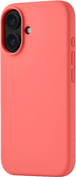 

Чехол для телефона uBear Touch Mag Case для Apple iPhone 16 (коралловый)