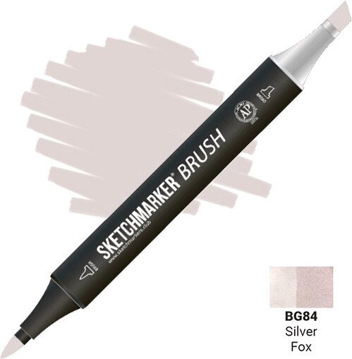 

Маркер художественный Sketchmarker Brush Двусторонний BG84 SMB-BG84 (черно-бурая лисица)