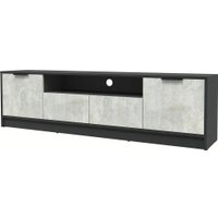 Тумба Интерлиния ТВ Концепт КТ-ТВ4-50 (бетон лайт/антрацит)