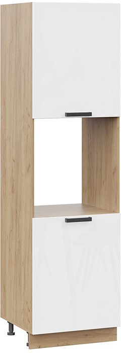 

Шкаф напольный Трия Детройт исп.2 1П6 (дуб крафт золотой/белый глянец)