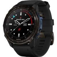 Умные часы Garmin Descent Mk3i 51 мм (карбоново-серый титан, с черным силиконовым ремешком)