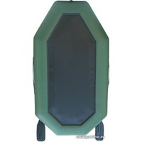 Гребная лодка Leader Компакт-260 ФС (зеленый)