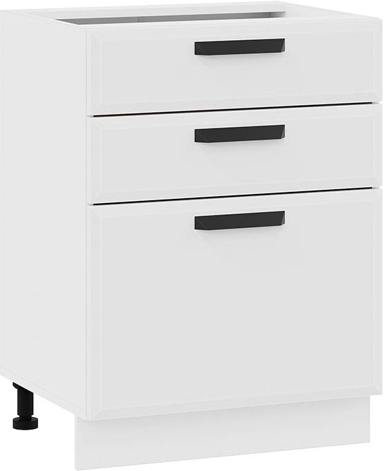 

Шкаф напольный Трия Тиана 1Н6Я3 (белый/белый супермат)