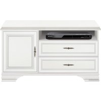 Тумба Black Red White Kentaki S320-RTV1D2S (белый/белый)