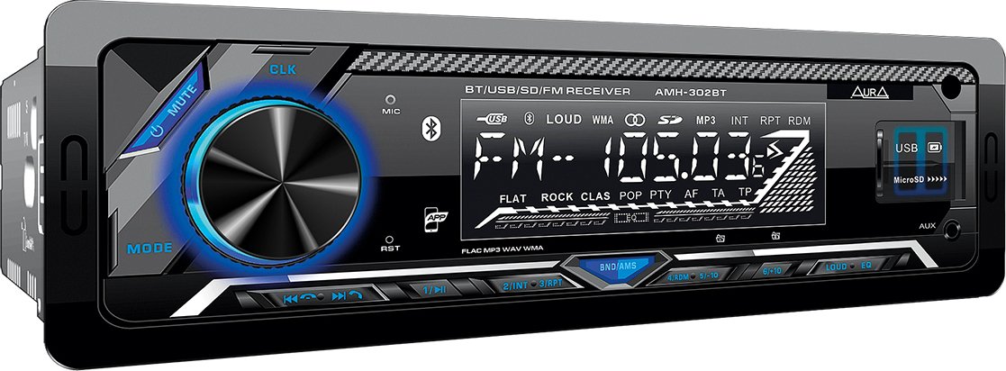 

USB-магнитола Aura AMH-302BT