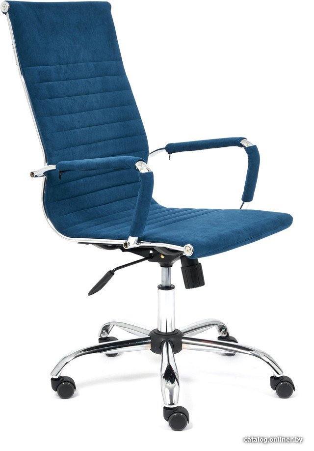 Офисное кресло TetChair Urban (флок, синий)