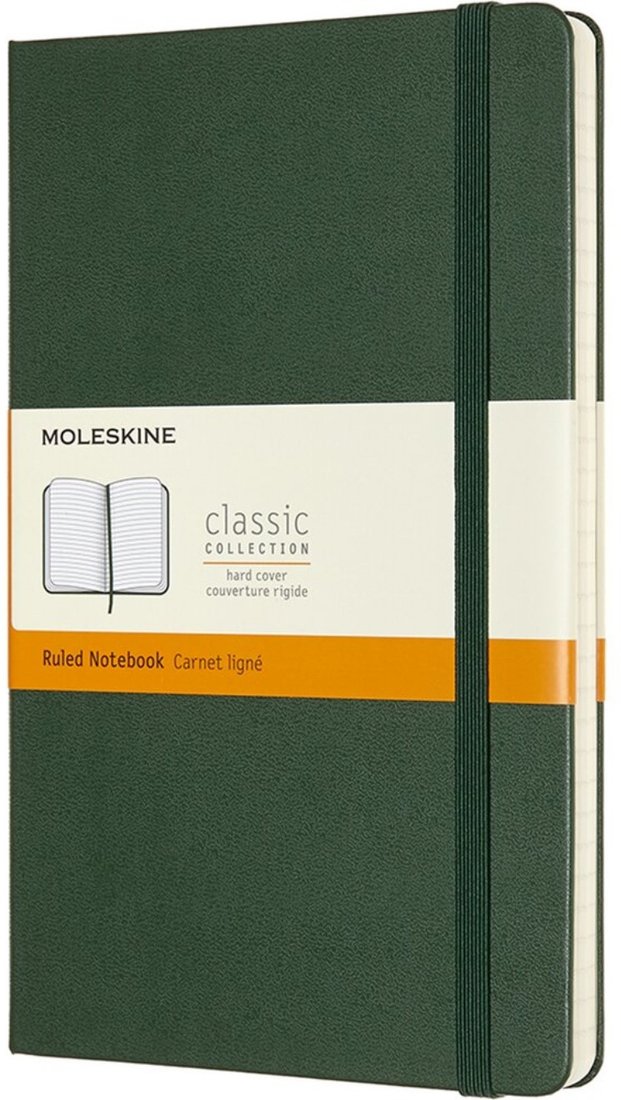 

Блокнот Moleskine Classic Large 1127970 (120 л, зеленый)