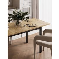 Кухонный стол Senira Велес ЛДСП 25 мм 100x60 (дуб нокс/опора черная)