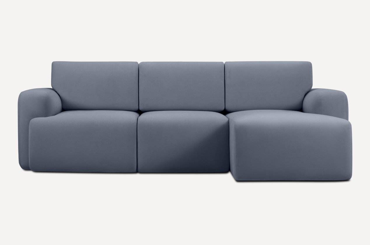 

Угловой диван Divan Бонент Velvet Eclipse 252864 (синий)