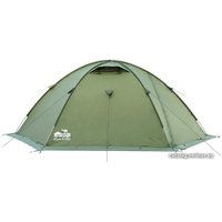 Экспедиционная палатка TRAMP Rock 4 v2 (зеленый)
