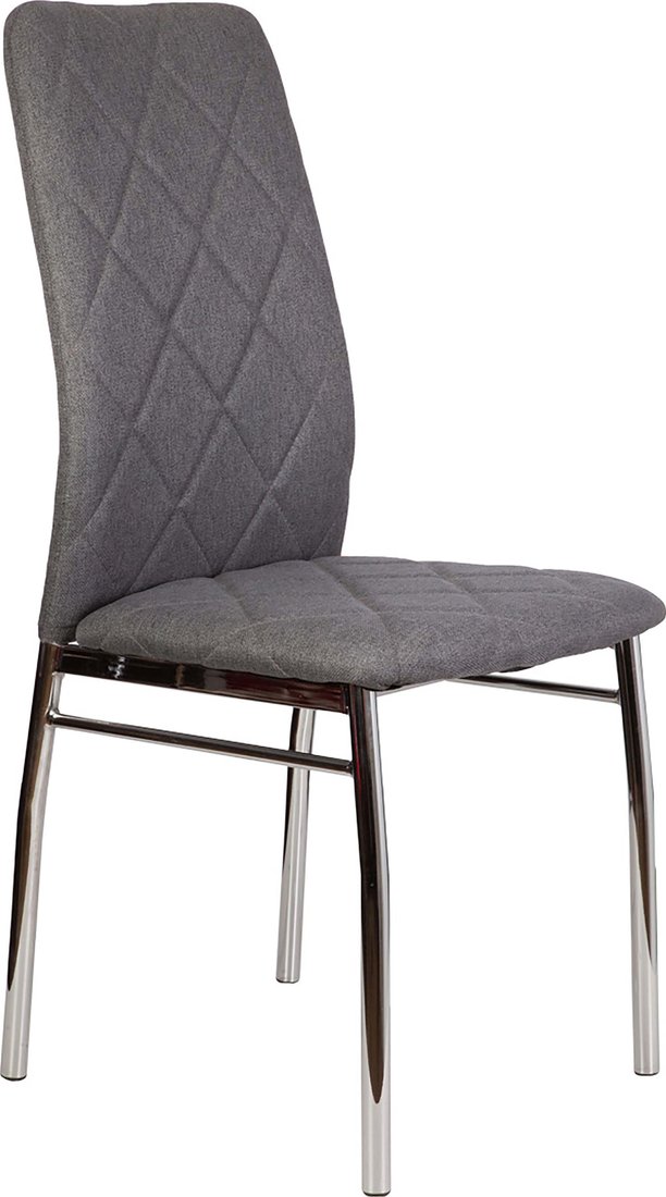 

Стул AksHome Adele (серая ткань Seattle 005/хром)