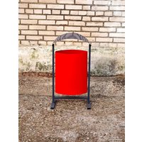 Уличная урна BZT DumL01 (красный)