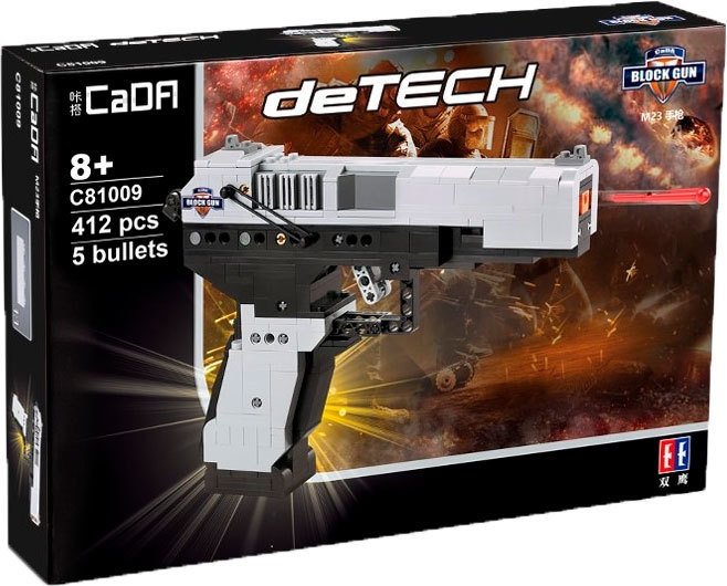 

Конструктор CaDa Detech Пистолет M23 с пульками C81009W