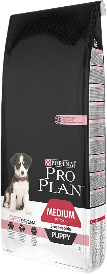 

Сухой корм для собак Pro Plan Puppy Medium Sensitive Skin 12 кг
