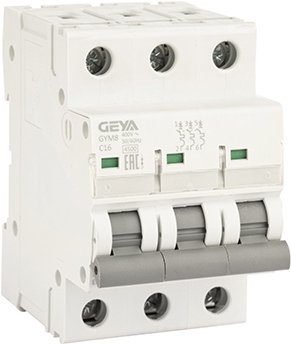 

Выключатель автоматический GEYA GYM8 3P 16А C 4.5кА GYM83P16C