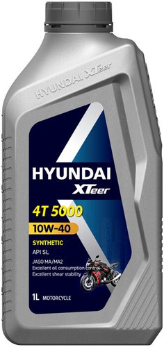 Моторное масло Hyundai Xteer 4T 5000 MA/MA2 10W-40 1л