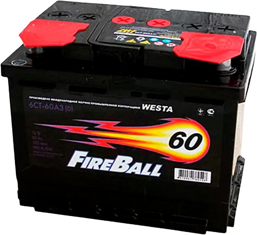

Автомобильный аккумулятор FireBall 6CT-60 NR (60 А·ч)