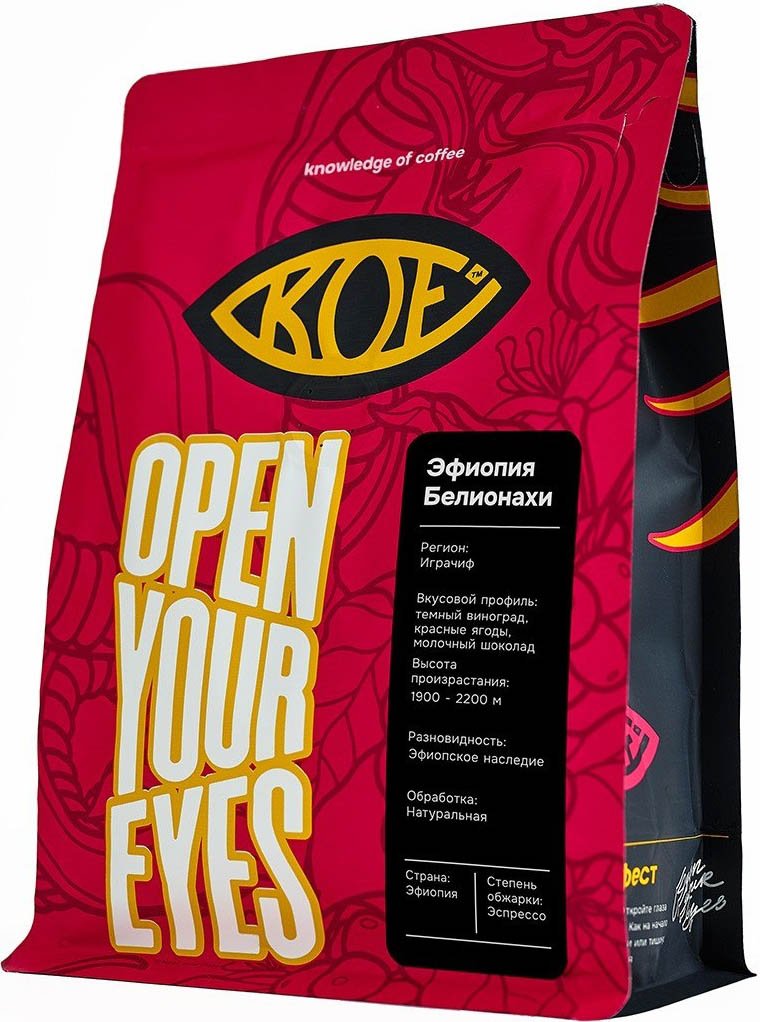 Кофе Kof Эфиопия Белионахи зерновой 250 г